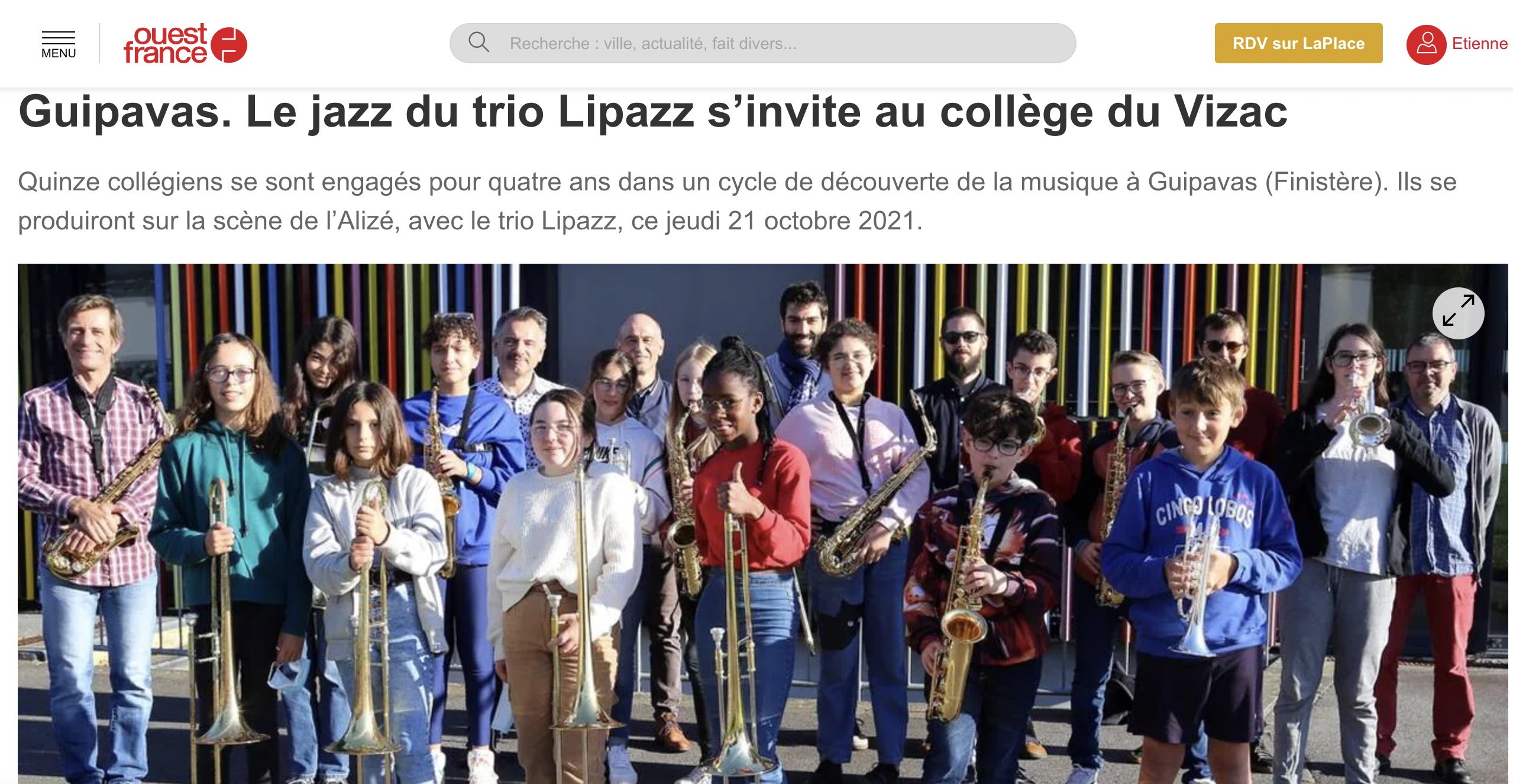 ouest france lipazz vizac guipavas