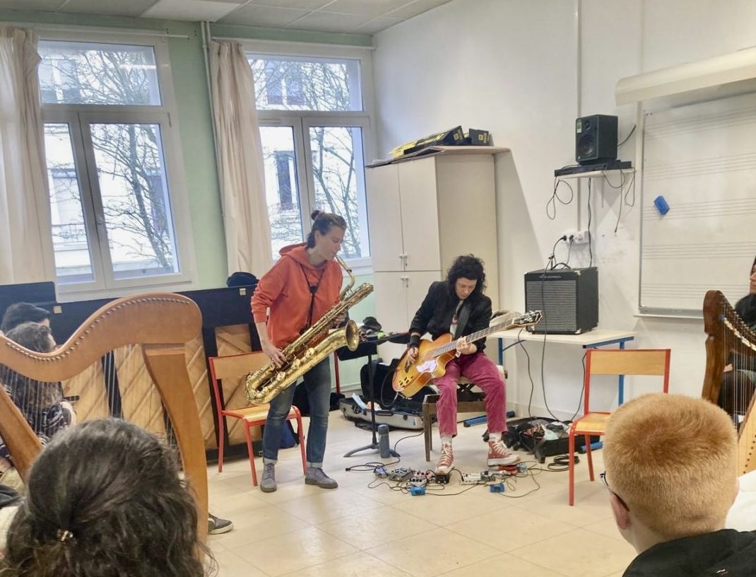 Morgane Carnet au Lycée de l'iroise - AJF 2024 (c) Plages Magnétiques